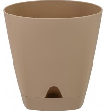 Горшок /цв. D 250мм с прикорн.пол. 8 л мол. Шоколад арт. ING6202МШОК в кор.6шт