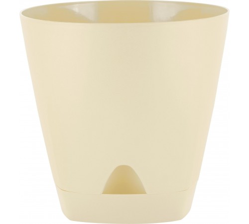 Горшок /цв. D 250мм с прикорн.пол. 8 л Сливочный арт. ING6202СЛ в кор.6шт