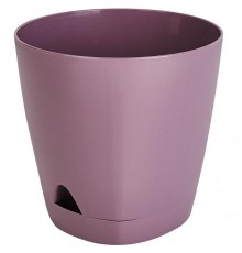 Горшок /цв. D110мм / 0,65л с прикорн.пол. Морозная слива арт. ING6198МС в кор.12шт