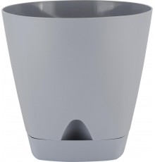 Горшок /цв. InGreen D200мм 4л с прикорн.пол. Утр. туман арт. IG620110025 в кор.6шт