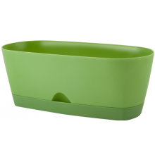 Горшок овал. InGreen для суккулентов, 25см/1,7л оливковый арт. IG620310013 в кор.6шт