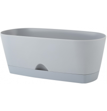 Горшок овал. InGreen для суккулентов, 25см/1,7л Утр. туман арт. IG620310025 в кор.6шт