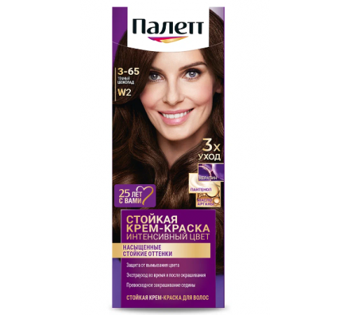 ПАЛЕТТ краска W2 Темный шоколад (10/уп)