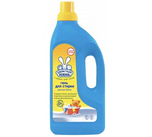 Гель для стирки УШАСТЫЙ НЯНЬ 1,2л (11/уп)