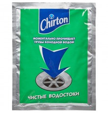Chirton Средство для прочистки труб порошок-гранулы 60г