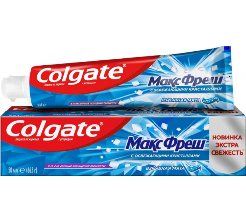 Зубная паста Colgate Макс Фреш Взрывная мята 50мл