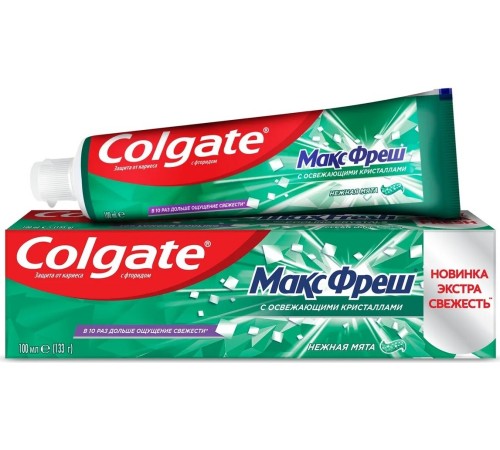 Зубная паста Colgate Макс Фреш Нежная мята 100мл