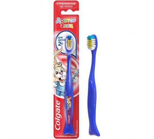 Colgate Зубная щетка Детская 2+ супермягкая