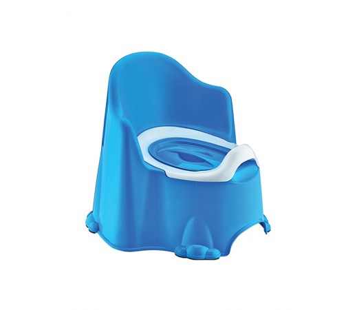 Детский горшок "КОМФОРТ" (18 шт) голубой арт.11111