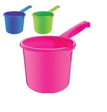 Ковш с носиком и длин руч 1.5л МIX  (50шт) арт.09152