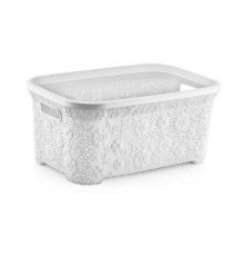 Корзина АЖУРНАЯ 35л белая (12) шт арт.05114