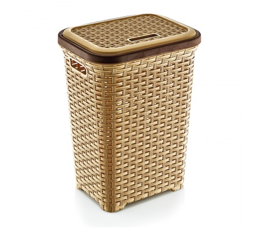 Корзина для белья Плетеная 45л беж (8) шт арт.05006