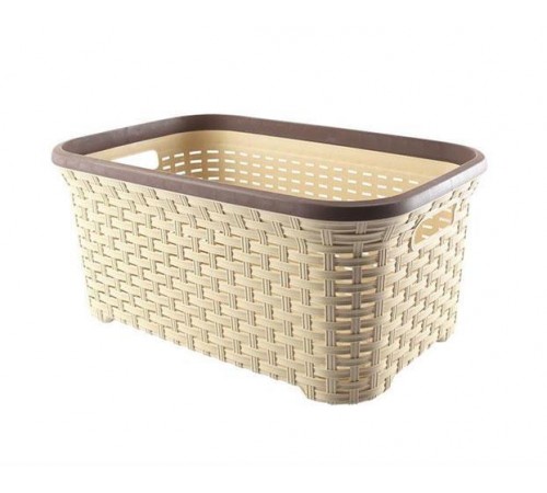 Корзина плетёная 35 лт бежевый (12) шт арт.05104