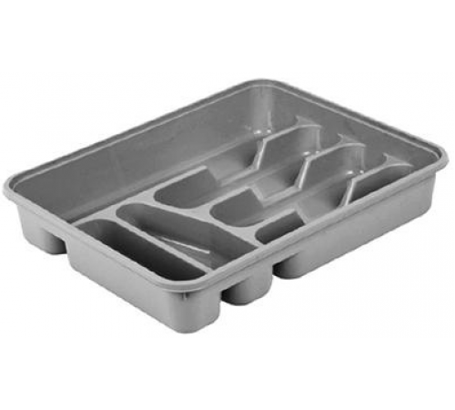 Лоток для столовых приборов. серебро (24) шт арт.14001