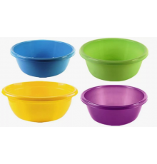 Миска круглая 2,7л MIX (100) шт арт.10323