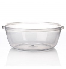 Миска круглая прозрачная 2,7л MIX (100) шт арт.10333
