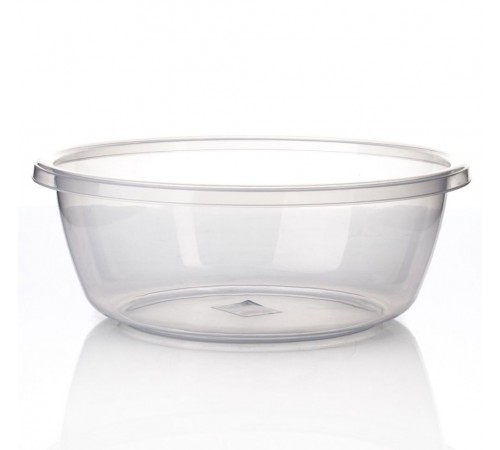 Миска круглая прозрачная 2,7л MIX (100) шт арт.10333