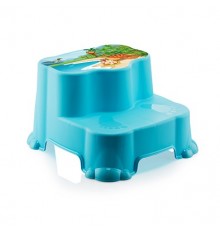 Табурет двухступенчатый детский  голубой  (уп/12 шт) арт.06104