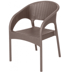 Кресло RATTAN Ola Dom (серый) 580/620/805мм ЭП 442271