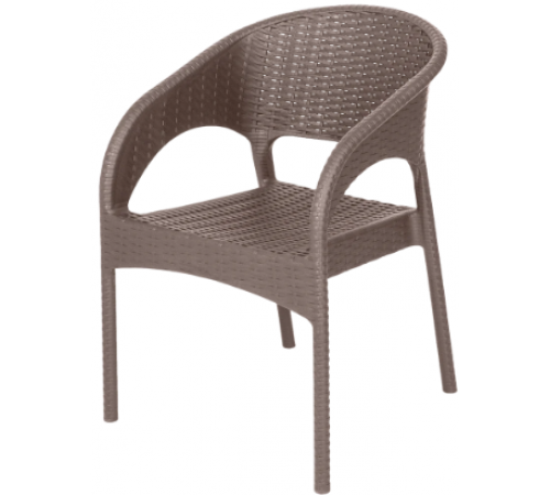 Кресло RATTAN Ola Dom (серый) 580/620/805мм ЭП 442271
