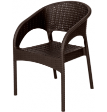 Кресло RATTAN Ola Dom (коричневый) 580/620/805мм ЭП 442295