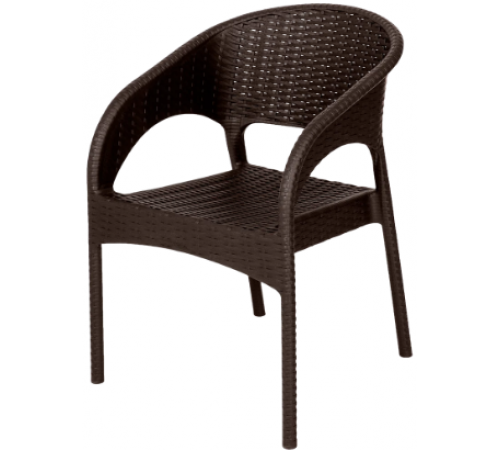 Кресло RATTAN Ola Dom (коричневый) 580/620/805мм ЭП 442295