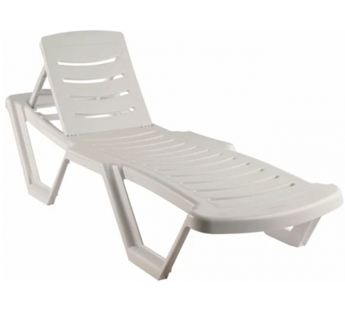 Шезлонг Элластик (белый) 1870/635/320мм ЭП 013501