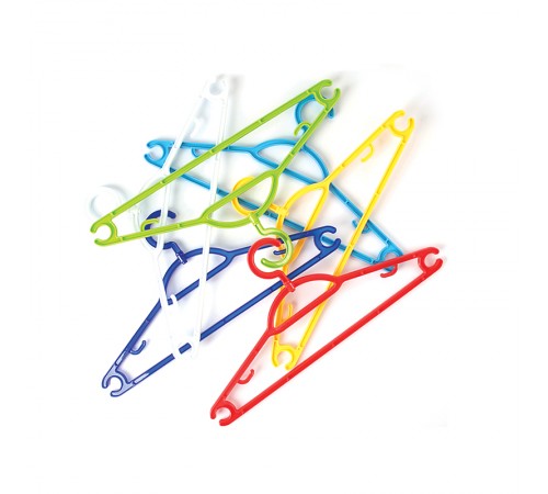 Вешалка-плечики с вращающимся крючком (72 шт) 3шт/уп арт 05203