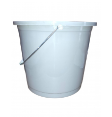 Ведро круглое 15л св.серый (уп1шт) арт 09004