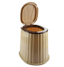 Стульчак для уличного туалета молочный (8) шт арт 09045