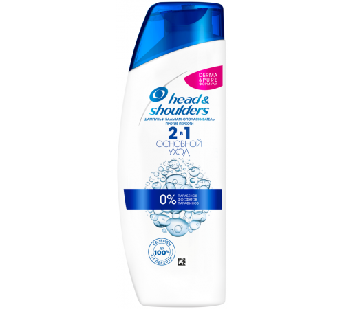 Шампунь Head & Shoulders 200мл Основной уход 2в1 д/норм  *6 // 2940