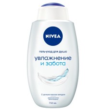 Нивея гель уход для душа увлажнение и забота 750мл 80866  *3 *6*  // 612