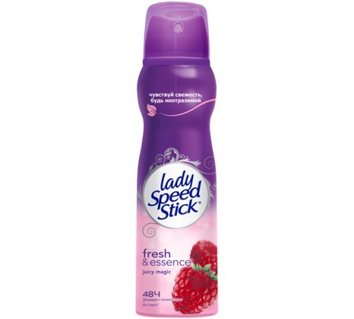 Дезодорант Lady Speed Stick СПРЕЙ 150мл МАЛИНА *6*12